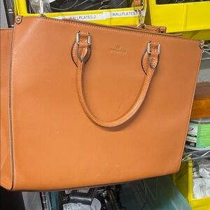 Chrisbella Vibrant Orange Tote